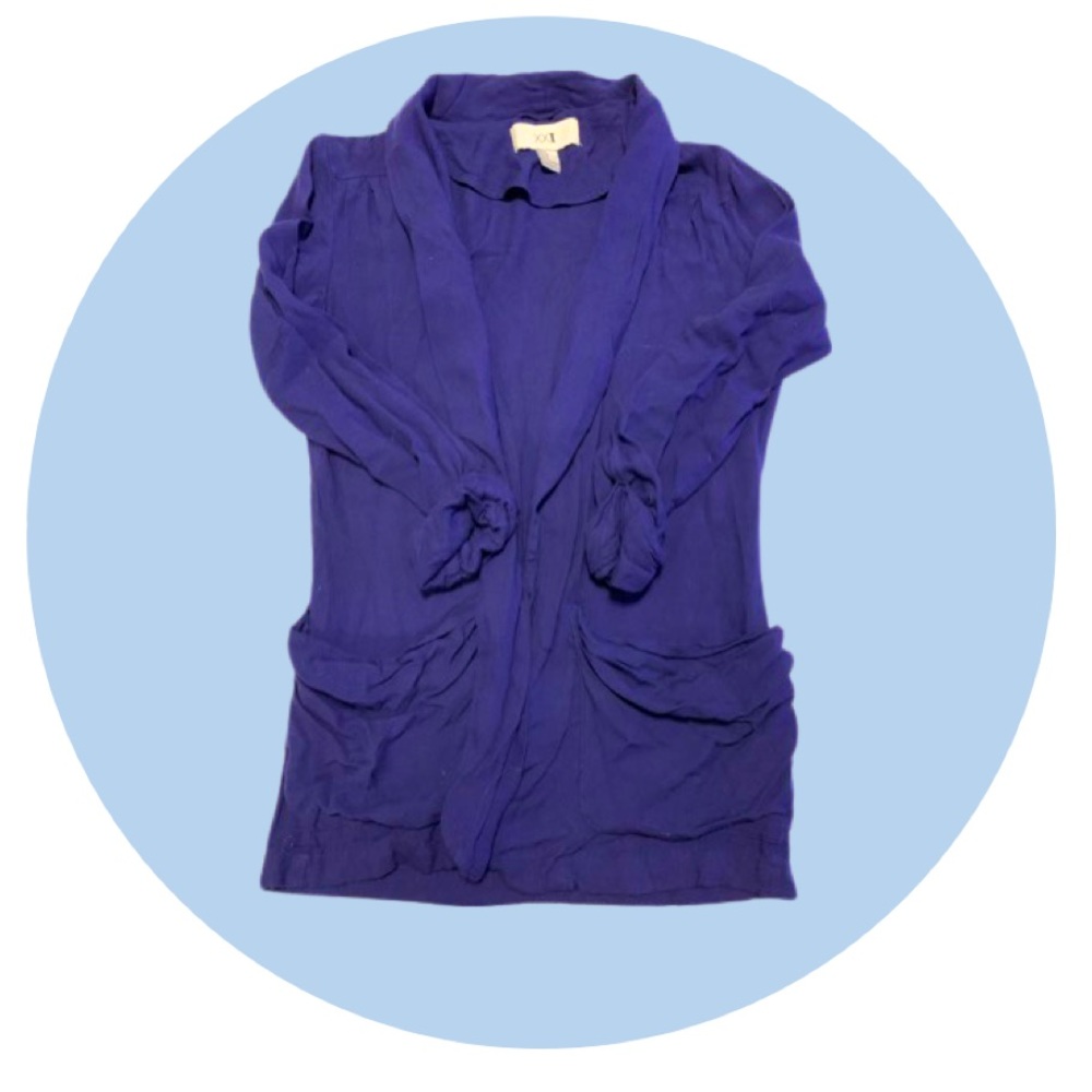 Navy blue cardigan